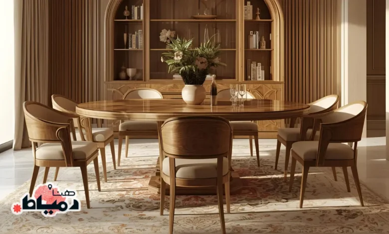 كيف تشتري غرفة سفرة أصلية من دمياط