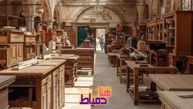 أفضل ورش الأثاث في مدينة الأثاث بدمياط
