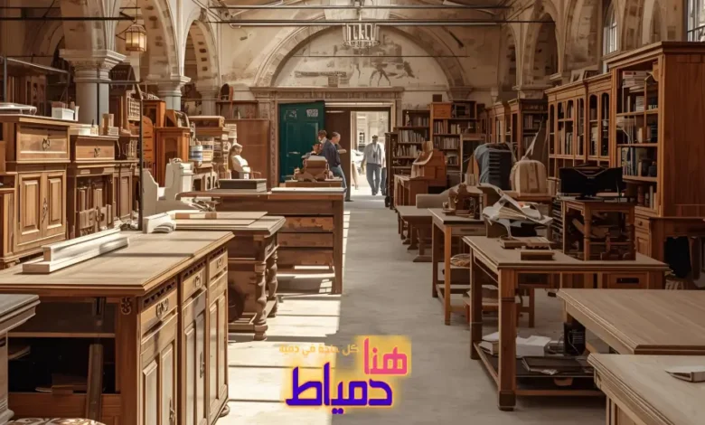 أفضل ورش الأثاث في مدينة الأثاث بدمياط